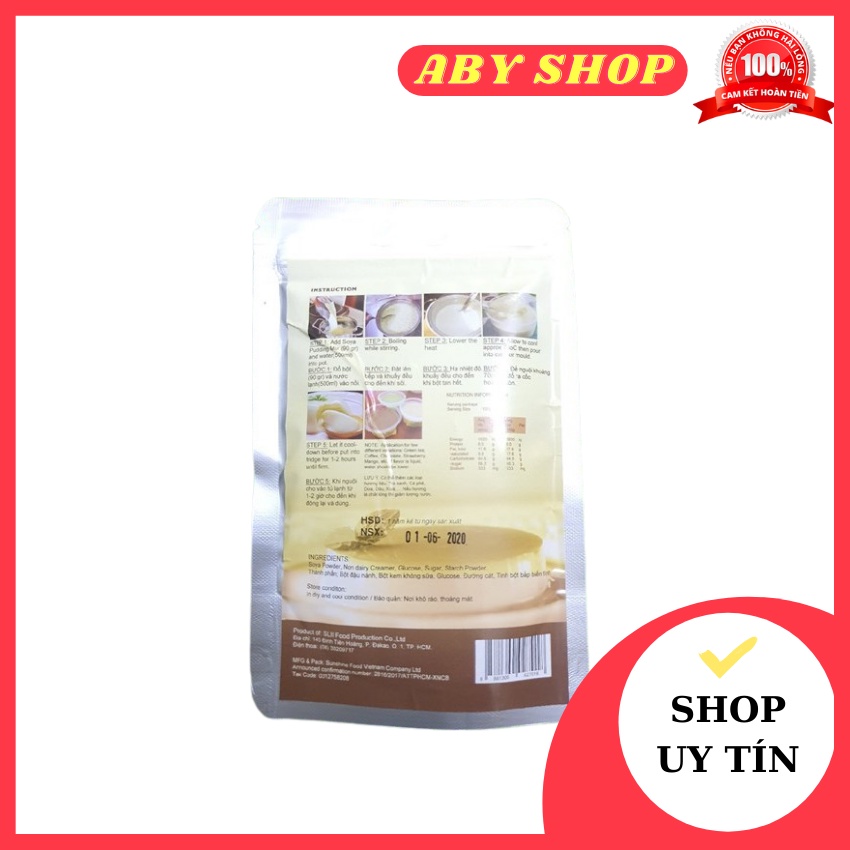 Bột tàu hũ Singapore Sun Soy Mix ⚡ GIÁ TỐT NHẤT ⚡ 90gr bột làm tàu hũ ăn thơm ngon, giàu dinh dưỡng