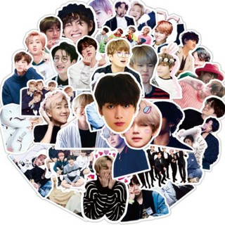 Set 50 nhãn dán trang trí siêu cute của thành viên BTS