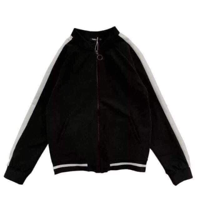 Aoa bomber phối sọc tay | BigBuy360 - bigbuy360.vn