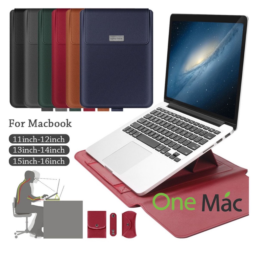 [Hàng Cao Cấp ] Túi da PU đựng máy tính xách tay thích hợp cho dòng Macbook Air Pro/Macbook Air 11/12/13.3/15.4 inch