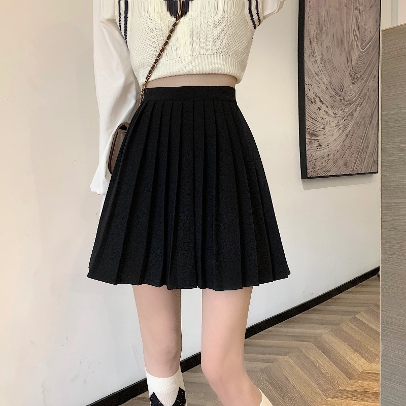 Chân váy xếp ly dáng ngắn chân váy ngắn nữ phong cách Hàn Quốc lonakeng shop