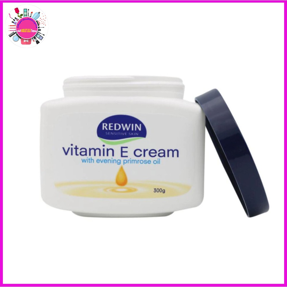 Kem dưỡng redwin vitamin e làm mềm mịn & cấp ẩm cho da mặt và body 300g & 400ml - Úc