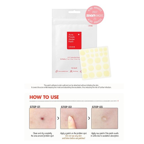 Miếng Dán Giảm Mụn/ Miếng Dán Trong Suốt Vừa Vặn