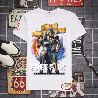 Áo thun Free Fire - Nam đội mũ