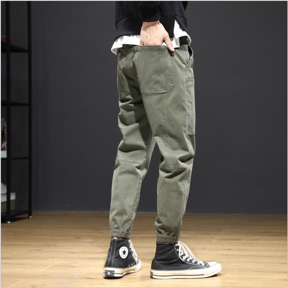 Quần Jogger Túi Hộp Kaki Nam, Nữ Cao Cấp - Dày Dặn - Co Giãn Tốt - Cỡ Nhỏ - AH STORE