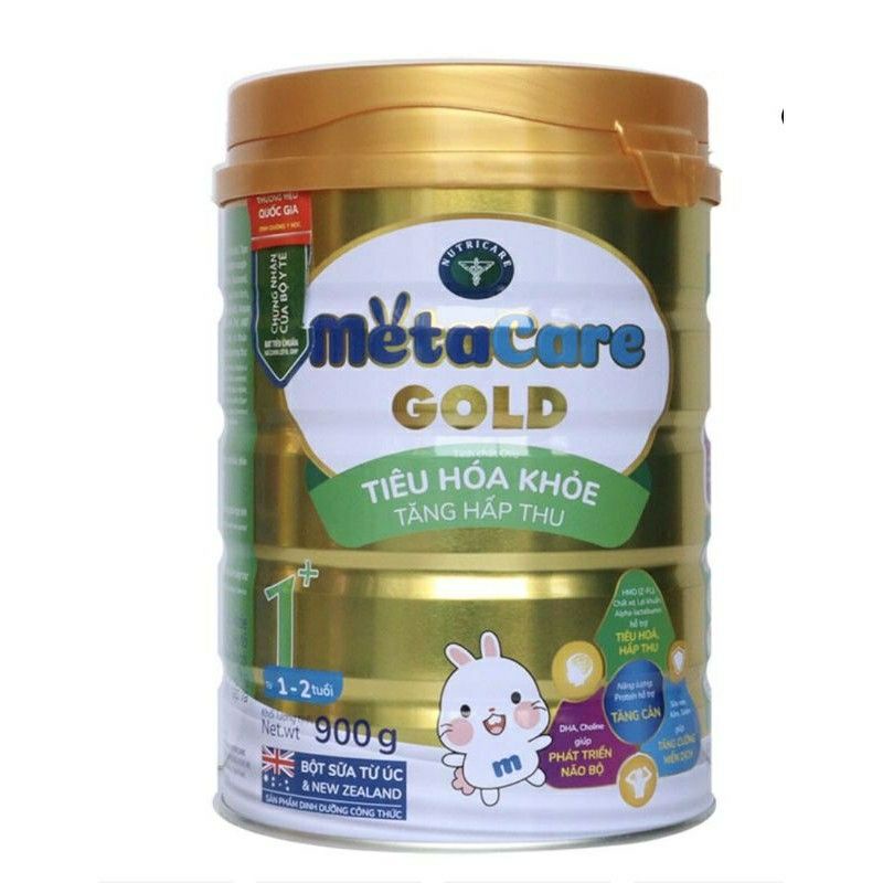Sữa bột Metacare gold 1+ lon 900g +