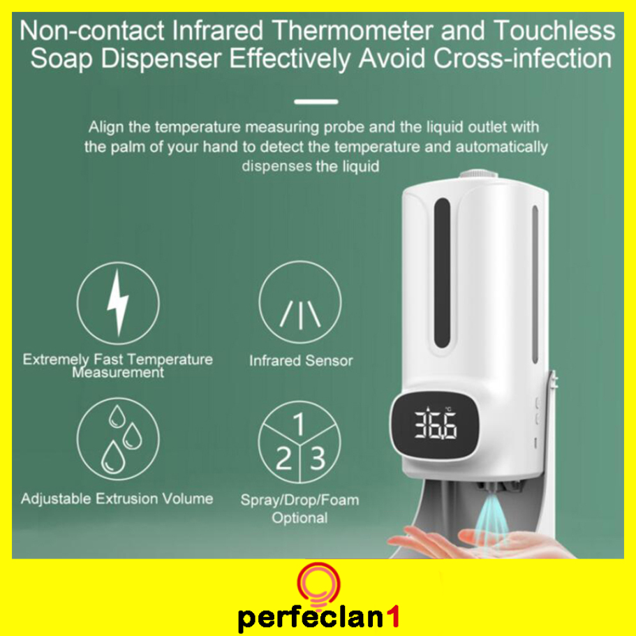 Bình Đựng Xà Phòng Cảm Biến Nhiệt Độ Tự Động 2 Trong 1 K9 Pro Plus Tiện Dụng