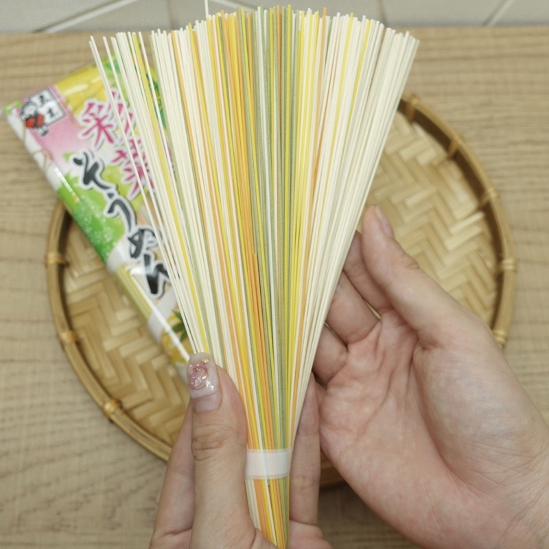 Mì Somen Rau Củ Ngũ Sắc Itsuki 300gr Nhật Bản