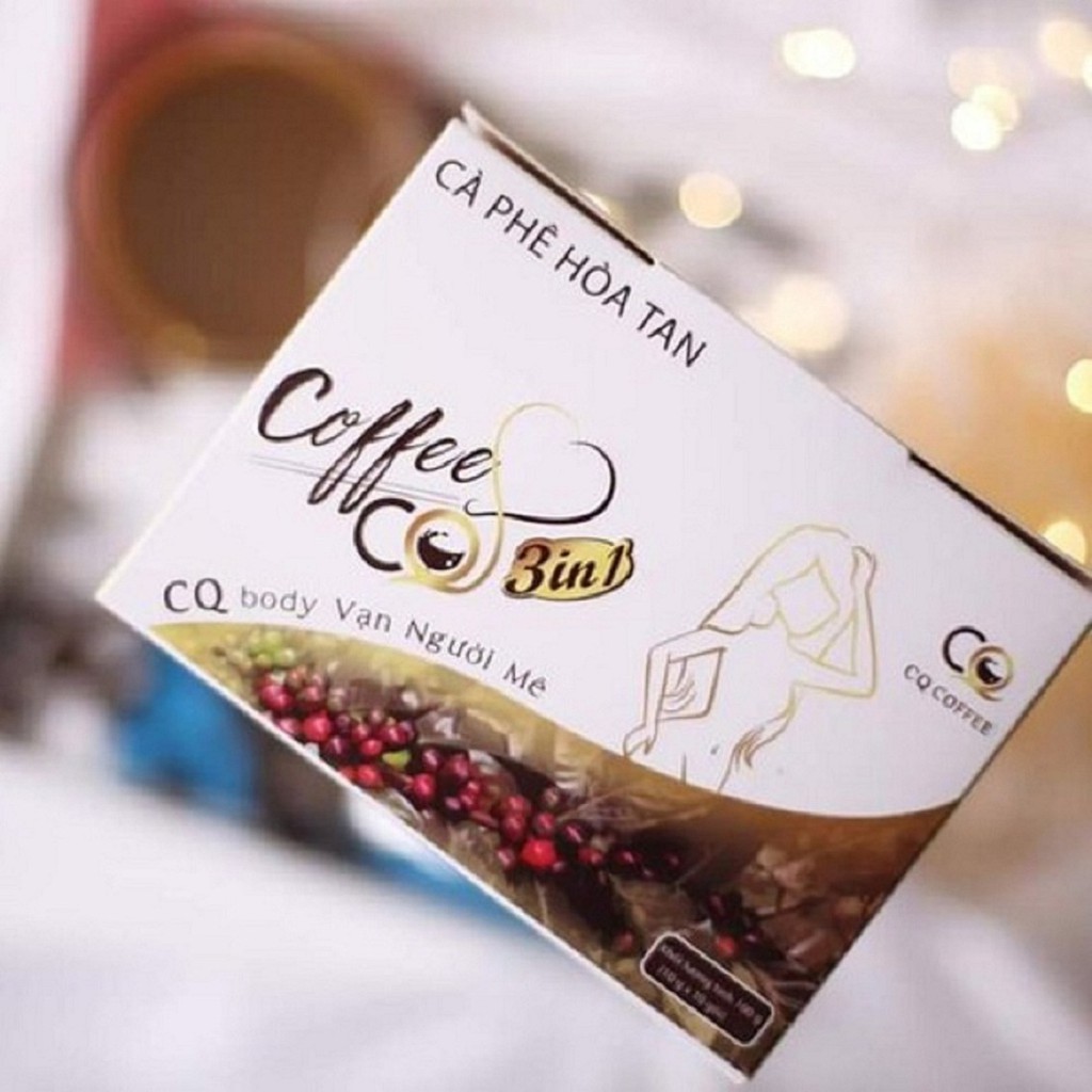 Cà Phê Giảm Cân Cq Slim Coffee (10 gói giảm 3-5 kí)