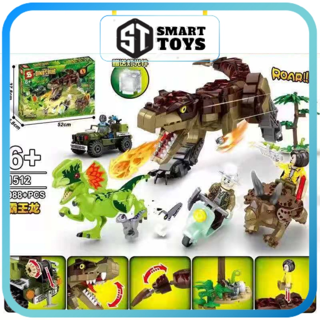Lego khủng long, xếp hình lego độc đáo cho bé sáng tạo Smart Toy
