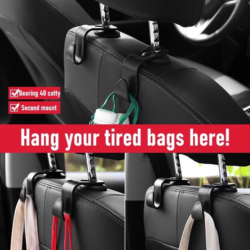Móc Treo Đồ Gắn Lưng Ghế Xe Hơi Tiện Dụng