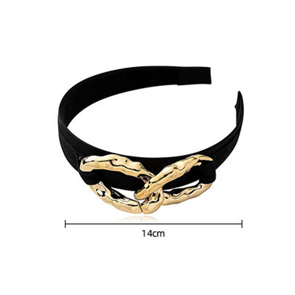 Danilo Băng Đô Cài Tóc Màu Đen Đơn Giản Phong Cách Punk|Son Môi Màu Sắc Thời Trang|Băng Đô Nhung Màu Sắc Phối Chuỗi Xích Kim Loại Thời Trang Cho Nữ