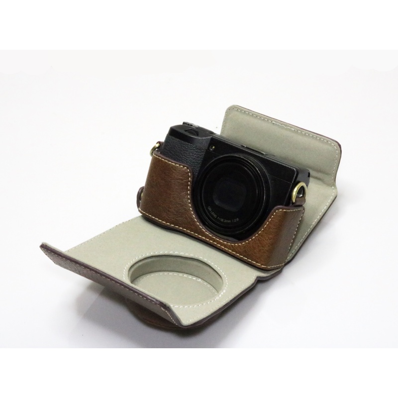 Túi Da Đựng Máy Ảnh Ricoh GR III GR IIIX GR3 GR2 GR3X Kèm Dây Đeo