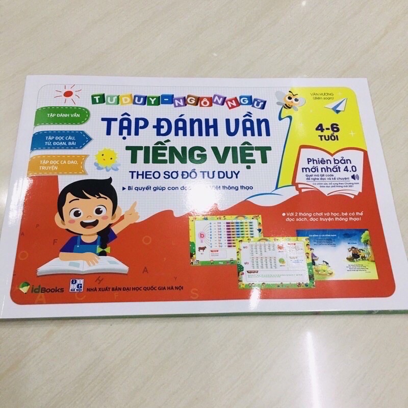 Tập đánh vần tiếng việt 4-6 tuổi