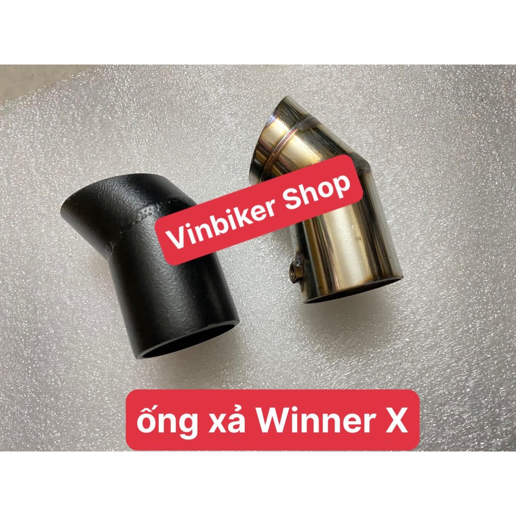 Chụp ống xả Winner X/ Chụp Pô WIner X Đen tĩnh điện và inox