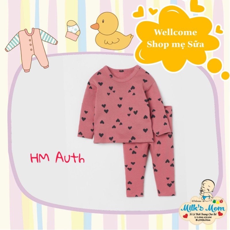 Bộ dài tay cho bé milksmom