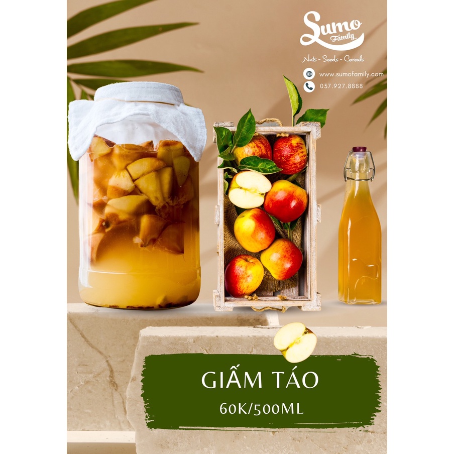 Giấm táo tự nhiên 500ml