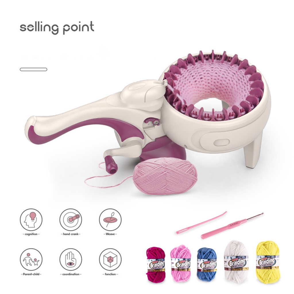 Máy Đan Len Thủ Công 24 Kim Hình Trụ Chất Lượng Cao