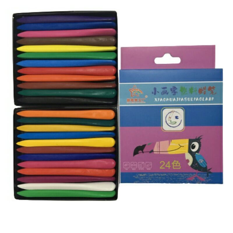 Bộ Sáp Màu Hữu Cơ  Tập Vẽ Crayon An Toàn  Cho Bé Thoả Sức Sáng Tạo