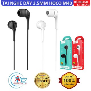 Tai nghe có dây 3.5mm hoco m40 chính hãng có mic đàm thoại - tai nghe nhét tai