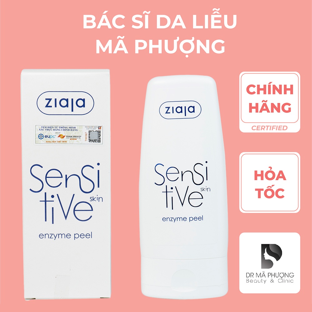 [CHÍNH HÃNG] TẨY DA CHẾT Enzyme ZIAJA da nhạy cảm