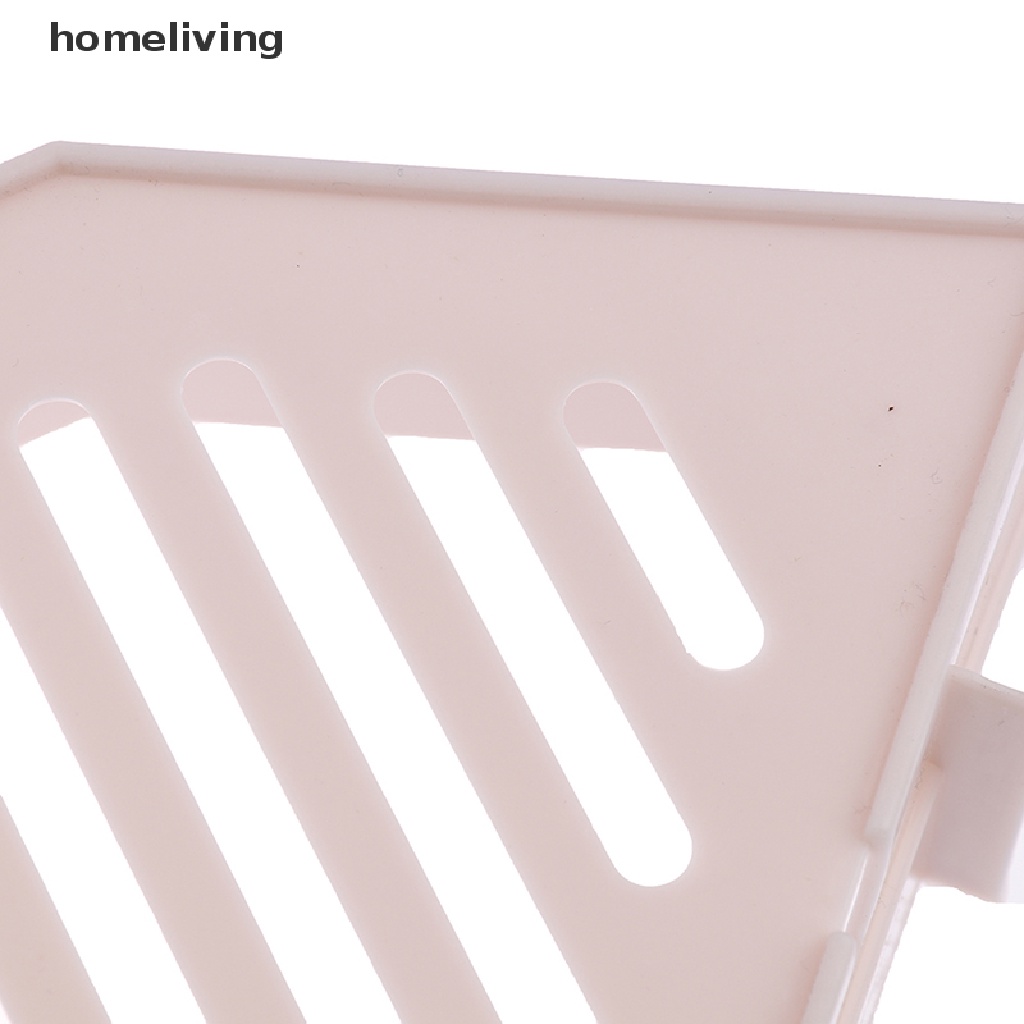 Giá Đỡ Hình Tam Giác Gắn Góc Tường Nhà Tắm Đựng Đồ Dùng Tiện Lợi