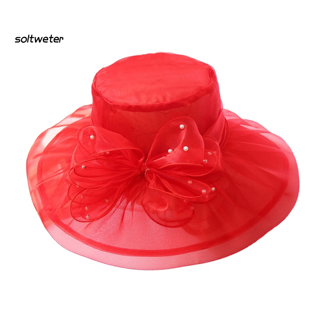 Mũ Chống Nắng Phong Cách Retro Thời Trang Cho Cô Dâu