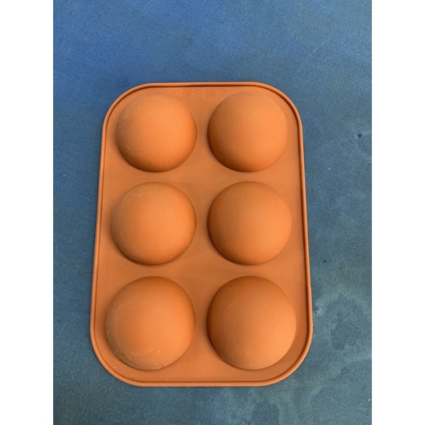 Khuôn silicon bán cầu 5cm