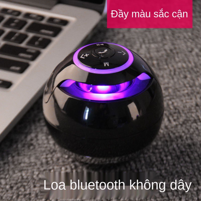 Loa siêu trầm không dây bluetooth nhỏ Thẻ âm thanh hình cầu nhỏ, máy tính điện thoại di động mini ô tô đa năng