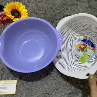 Bộ thau và rổ 2T4 Duy Tân