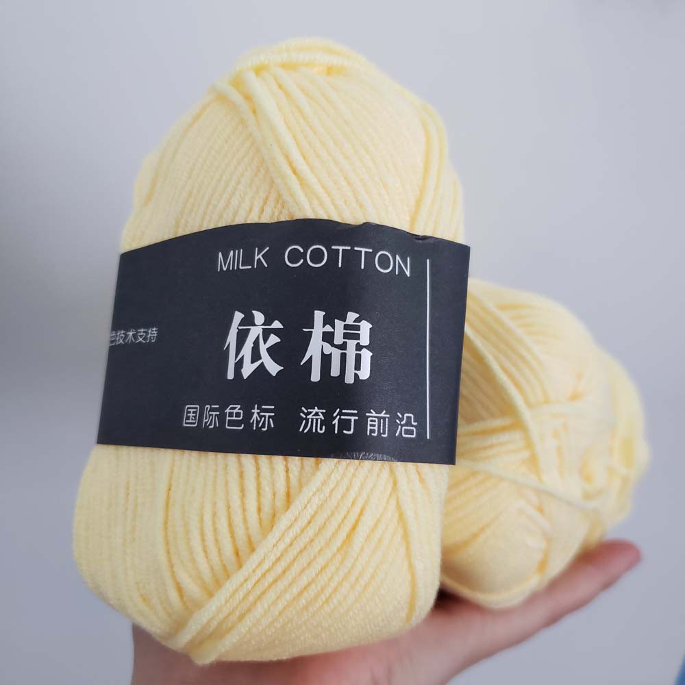 Len Milk Cotton, len sữa loại mới 50g