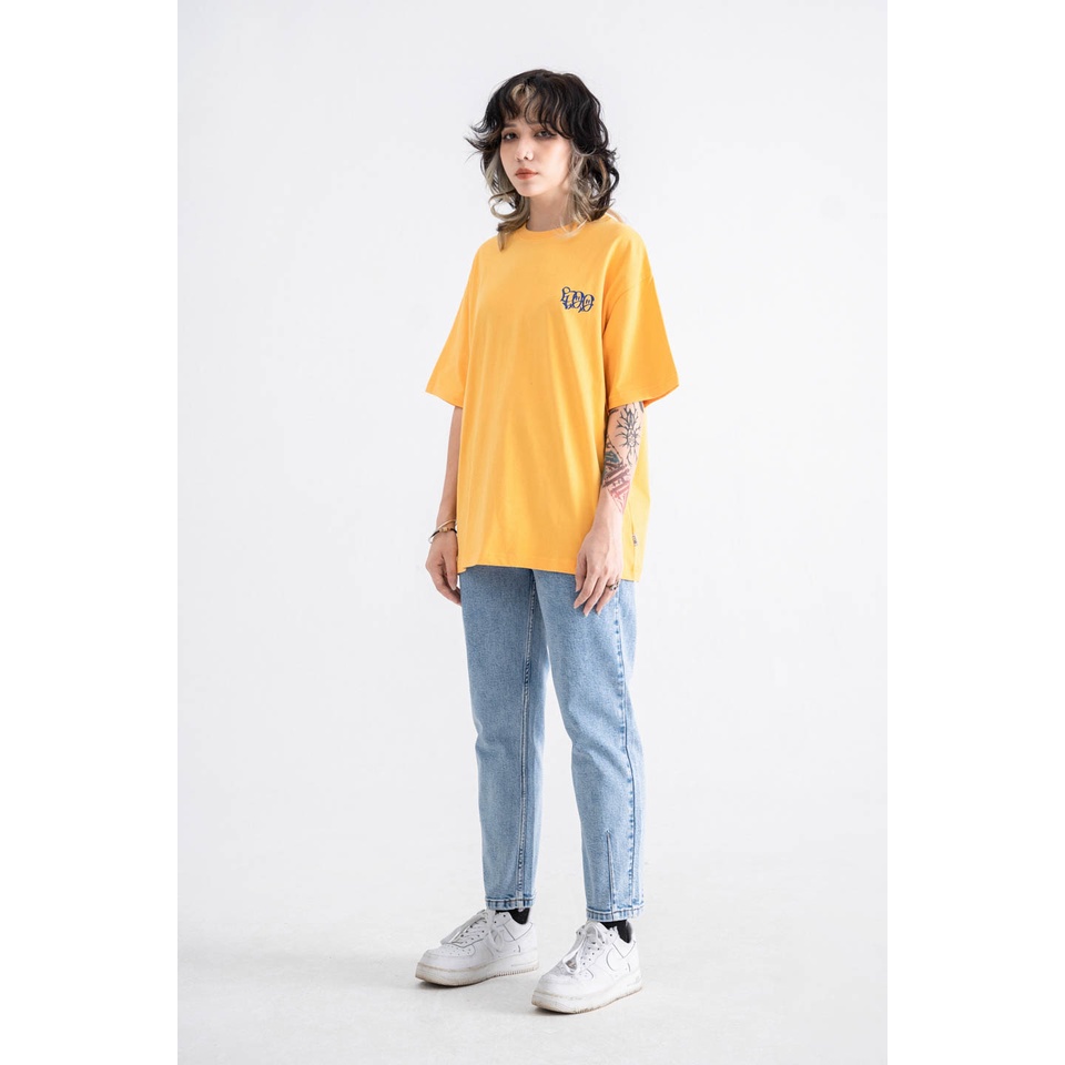 Quần Jean BOO BOO Nữ Dáng Mom jeans Cạp Cao Chiết Ly Phong Cách