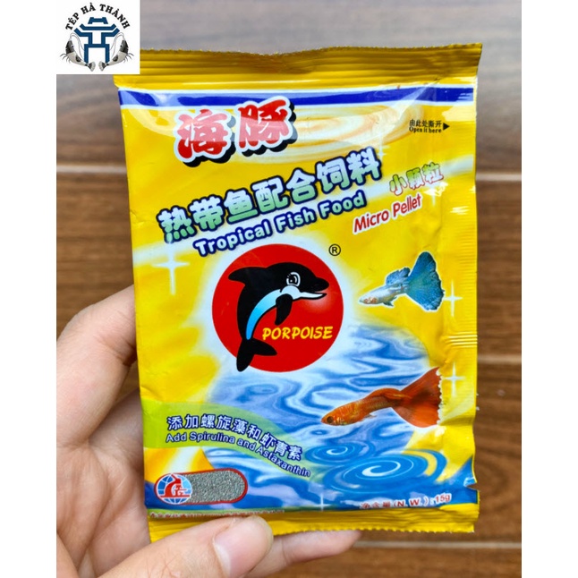 Thức Ăn Cá Bảy Màu Propoise Tropical Fish Food 15Gr -Cám Cá Giúp Tăng Màu Tăng Màu, Giá Rẻ