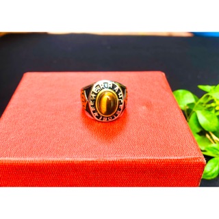 Nhẫn mỹ nam Hột tròn đá MH