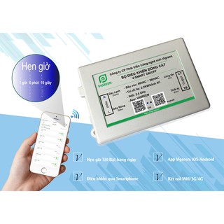 BỘ ĐIỀU KHIỂN  BẬT TẮT VÀ HẸN GIỜ THIẾT BỊ QUA WIFI