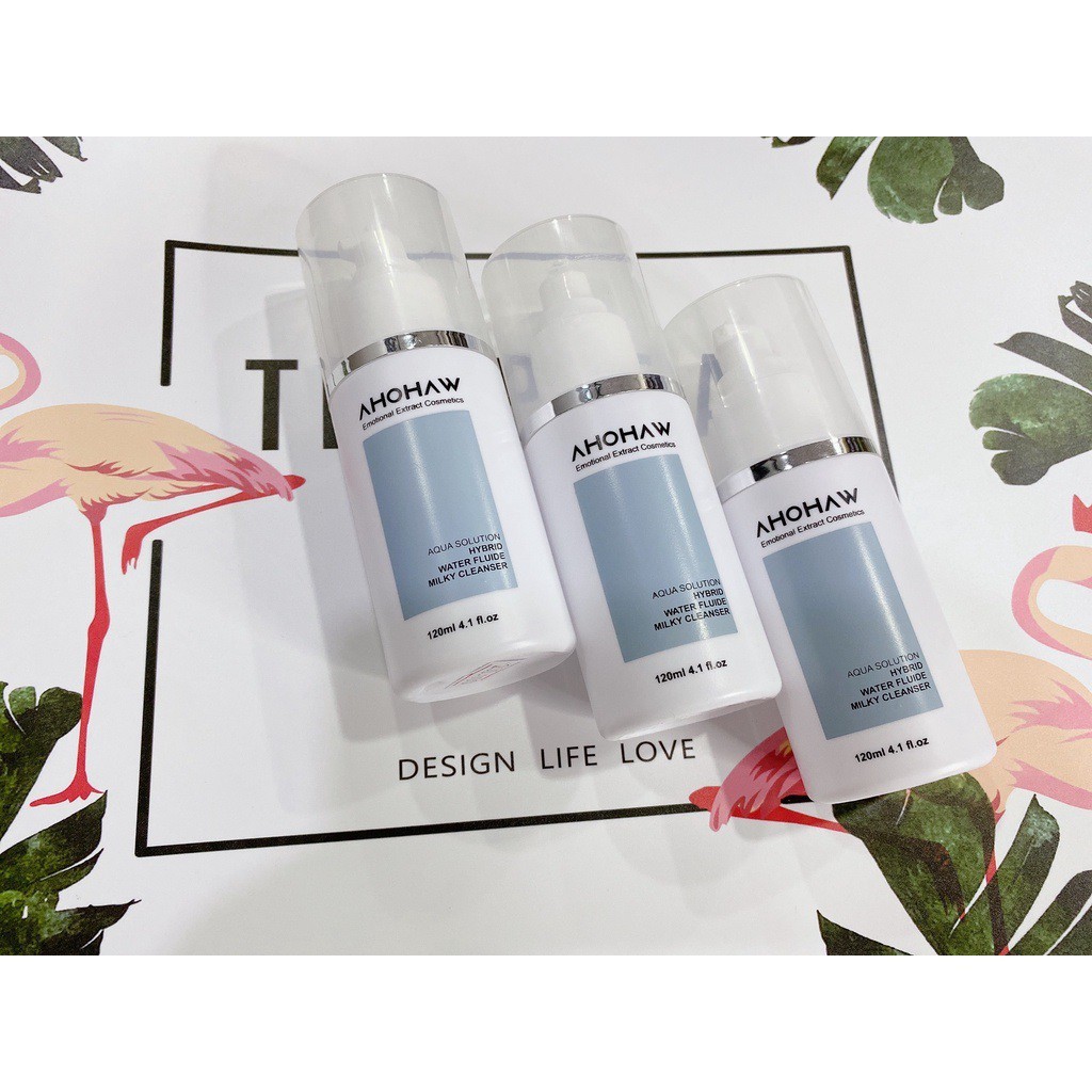 Sữa tẩy trang Ahohaw Aqua Sulution WaterMilk 120ml - Tẩy trang