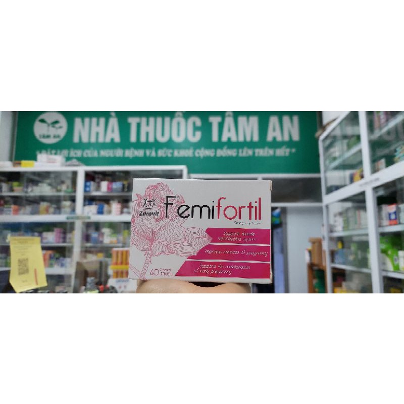 Femifortil thực phẩm chứ năng bổ trứng dành cho nữ( Hộp 60 viên)