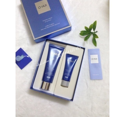 Sữa rửa mặt ohui xanh Clinic Science Deep Medi_Cleansing Foam