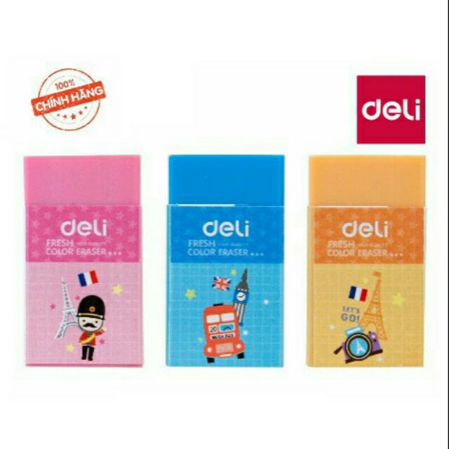 Gôm  nhiều  màu. Deli27956