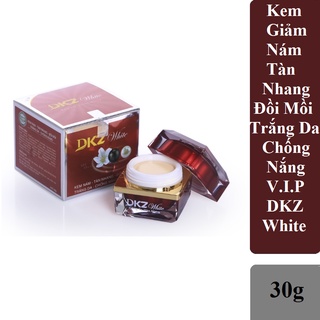 Kem DKZ White V.I.P Ngừa Nám Tàn Nhang Đồi Mồi - Dưỡng Trắng Da -  Chống Nắng 30g (HÀNG CTY CHÍNH HÃNG)