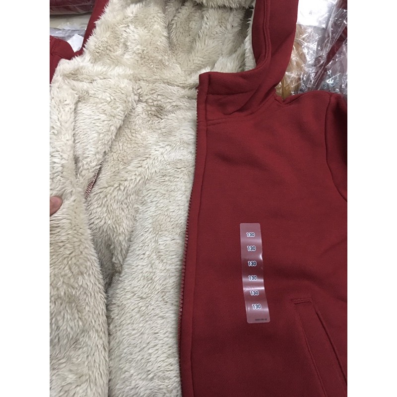 Áo nỉ cừu kid Uni  - Hàng sẵn