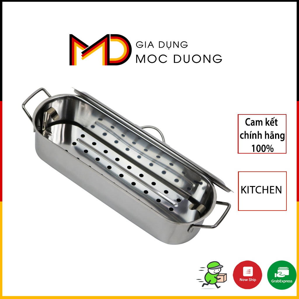 Nồi hấp cá Kitchen Craft có nắp đậy
