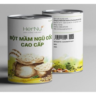 Bột mầm ngũ cốc dinh dưỡng cao cấp Hernu - 22 loại hạt dinh dưỡng không biến đổi gen