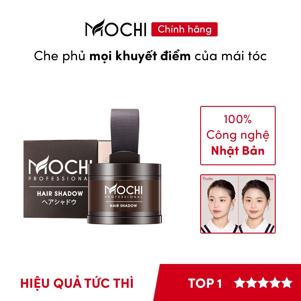 Phấn phủ bạc Mochi Nhật Bản. Phấn che khuyết điểm tóc thưa, phủ tóc bạc chính hãng