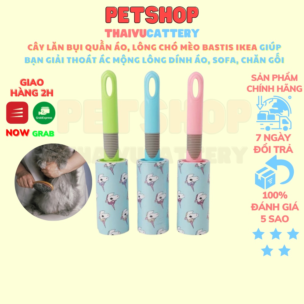 Cây lăn bụi quần áo, lông chó mèo bastis IKEA