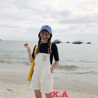Set yếm quần kaki ( kèm ảnh thật )