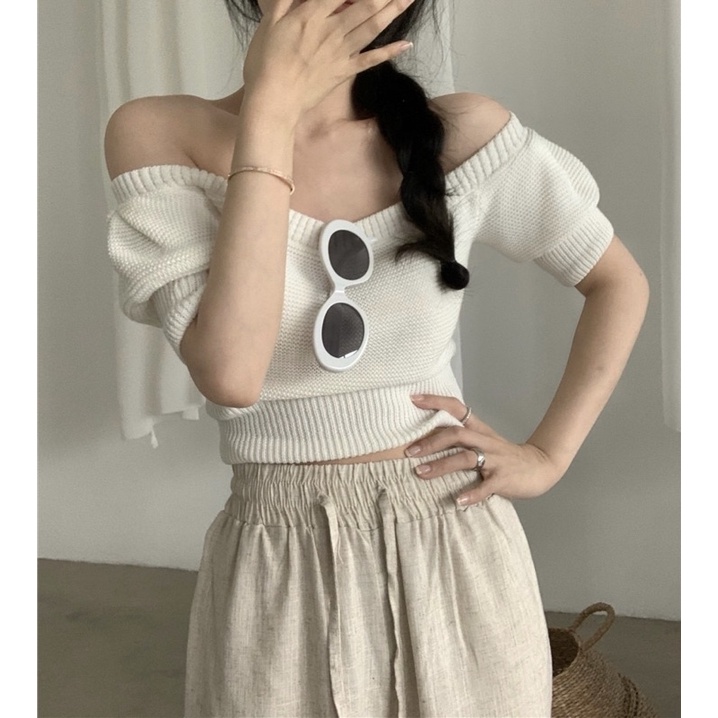 Áo trễ vai bo chun Fancy