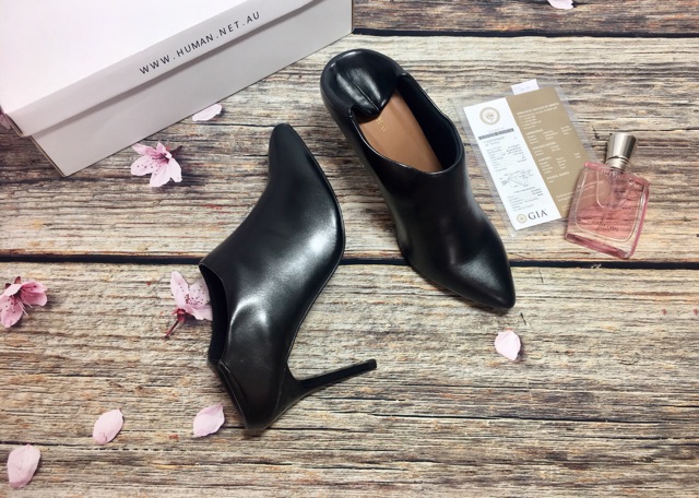 Bốt dẫm gót da mềm cao 8cm