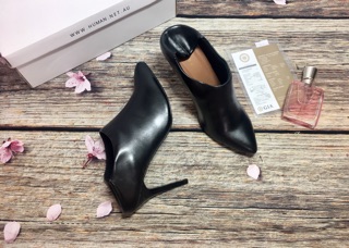 Bốt dẫm gót da mềm cao 8cm