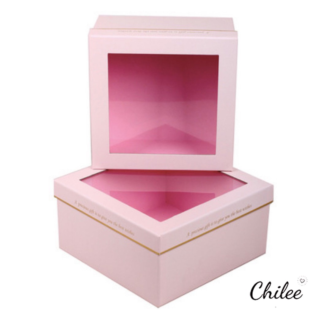 SET 2 HỘP VUÔNG CẮM HOA, ĐỰNG QUÀ TẶNG | BigBuy360 - bigbuy360.vn